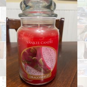 Yankee Candle large jar (22oz); discontinued Dragonfruit scent